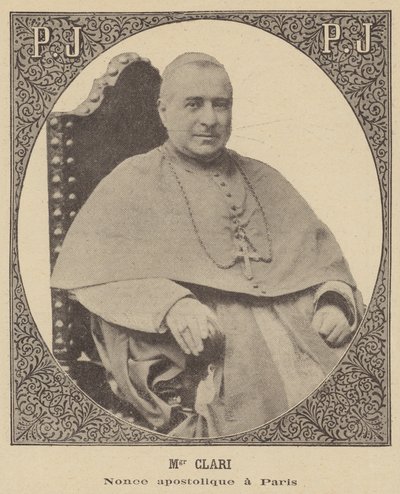 Monseigneur Clari, nonce apostolique à Paris - French School